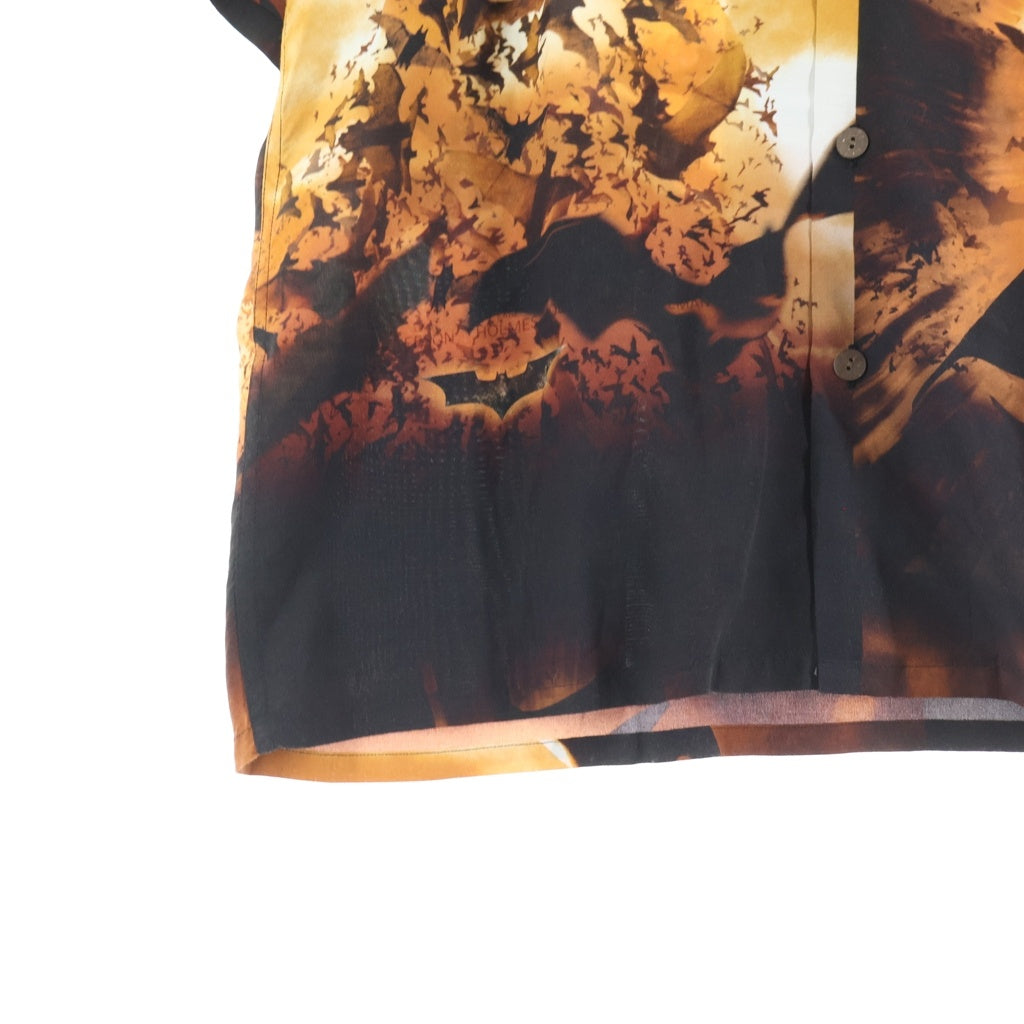 WACKO MARIA(ワコマリア) 25SS アロハシャツ バットマングラフィック開襟シャツ オレンジ TDKT-WM-HI01