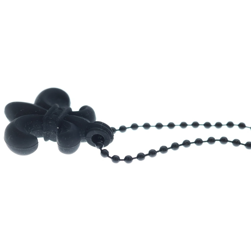 CHROME HEARTS(クロムハーツ) RUBBER BS FLUER BS フレア ラバーネックレス シリコン ブラック