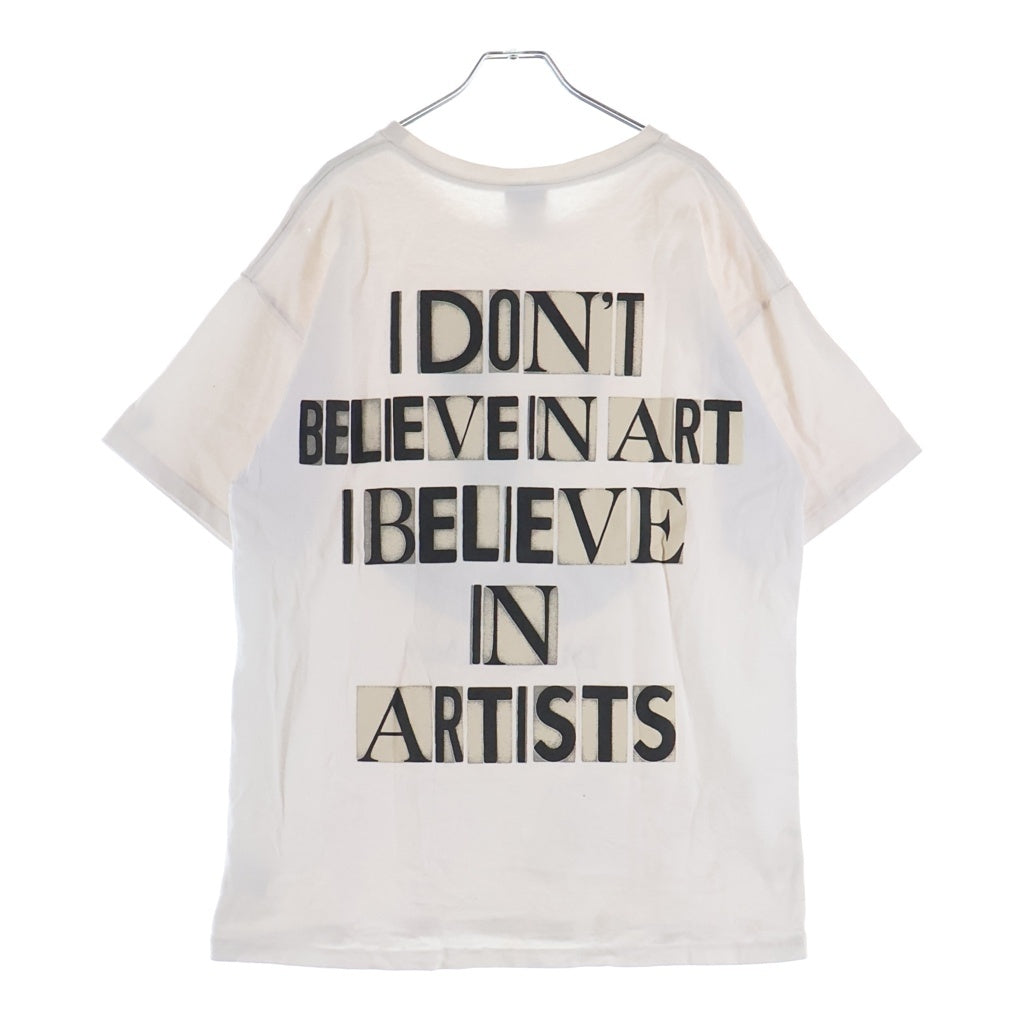 READY MADE(レディメイド) 21SS DUCHAMP T-SHIRT マルセル・デュシャン クルーネック半袖カットソーTシャツ ホワイト RE-CO-WH-00-00-141