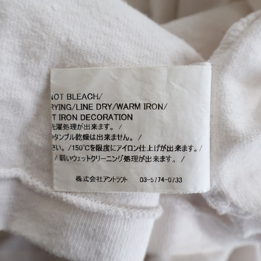 READY MADE(レディメイド) 21SS DUCHAMP T-SHIRT マルセル・デュシャン クルーネック半袖カットソーTシャツ ホワイト RE-CO-WH-00-00-141