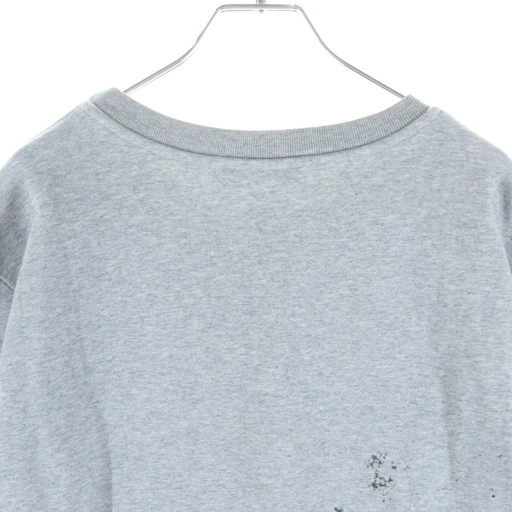 BALENCIAGA(バレンシアガ) 15AW ペイント加工 クルーネックスウェット トレーナー グレー 394093 TOK34