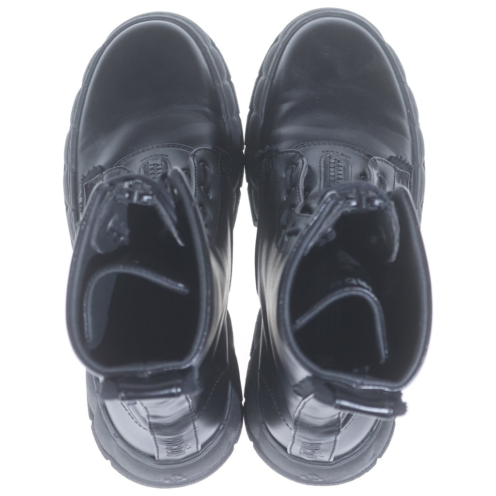 VIRON(ヴィロン) Apple Boots 1992 Appleskin アンクルブーツ ヒールブーツ ブラック