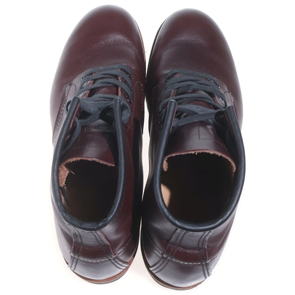 RED WING(レッド ウイング) 近年刺繍タグ 9011 ベックマン レースアップレザーブーツ ワインレッド US11/29cm