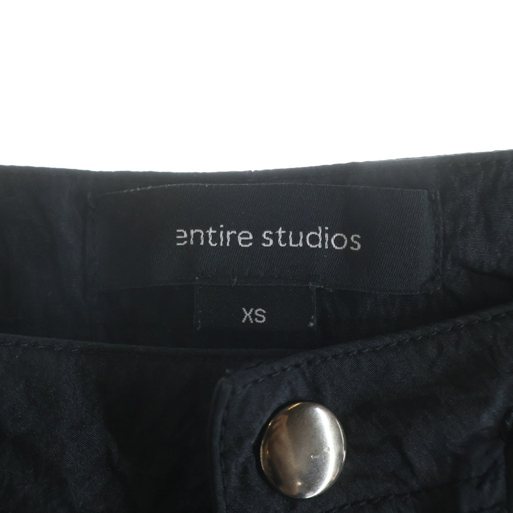 entire studios(エンタイア スタジオ) ナイロンカーゴパンツ ブラック ES2304