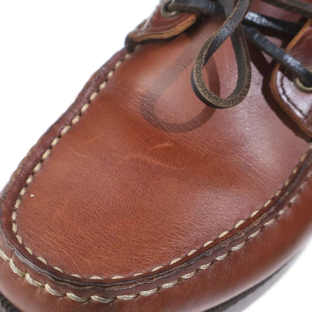 PARABOOT(パラブーツ) BARTH バース レザーデッキシューズ ブラウン 0408