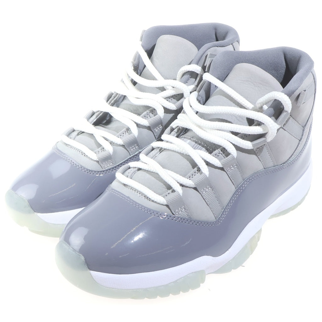 NIKE(ナイキ) AIR JORDAN 11 HIGH COOL GRAY エアジョーダン11 クールグレー エナメルハイカットスニーカー グレー US9/27cm CT8012-005