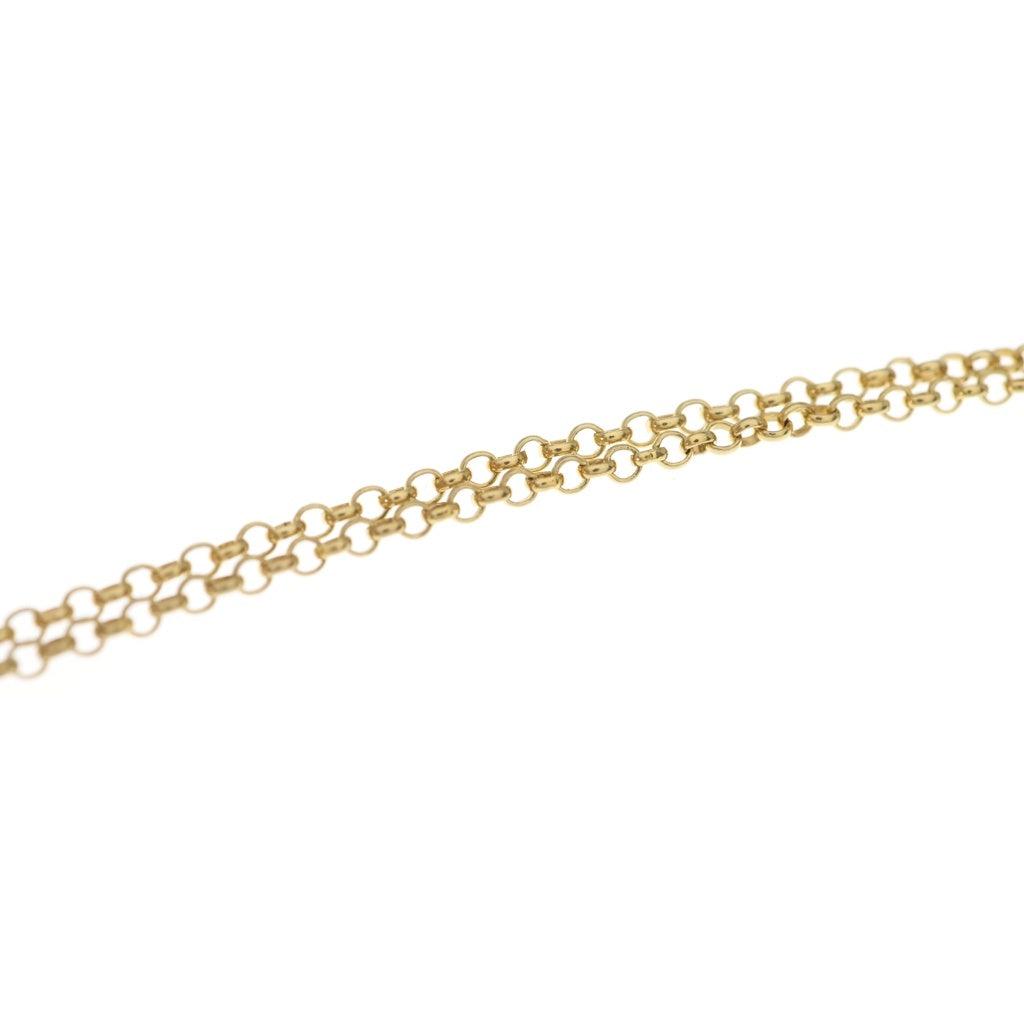 CHROME HEARTS(クロムハーツ) 22K NECKCHAIN R20 ロールチェーンネックレス 20inch ゴールド BCA011