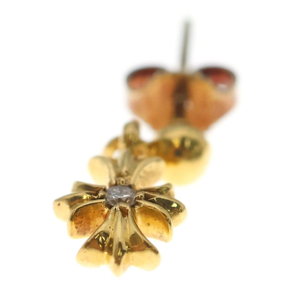 CHROME HEARTS(クロムハーツ) 22K TNY E CH PLS 1DIA タイニーE CHプラス ドロップピアス 1ダイヤ ゴールド BCA024