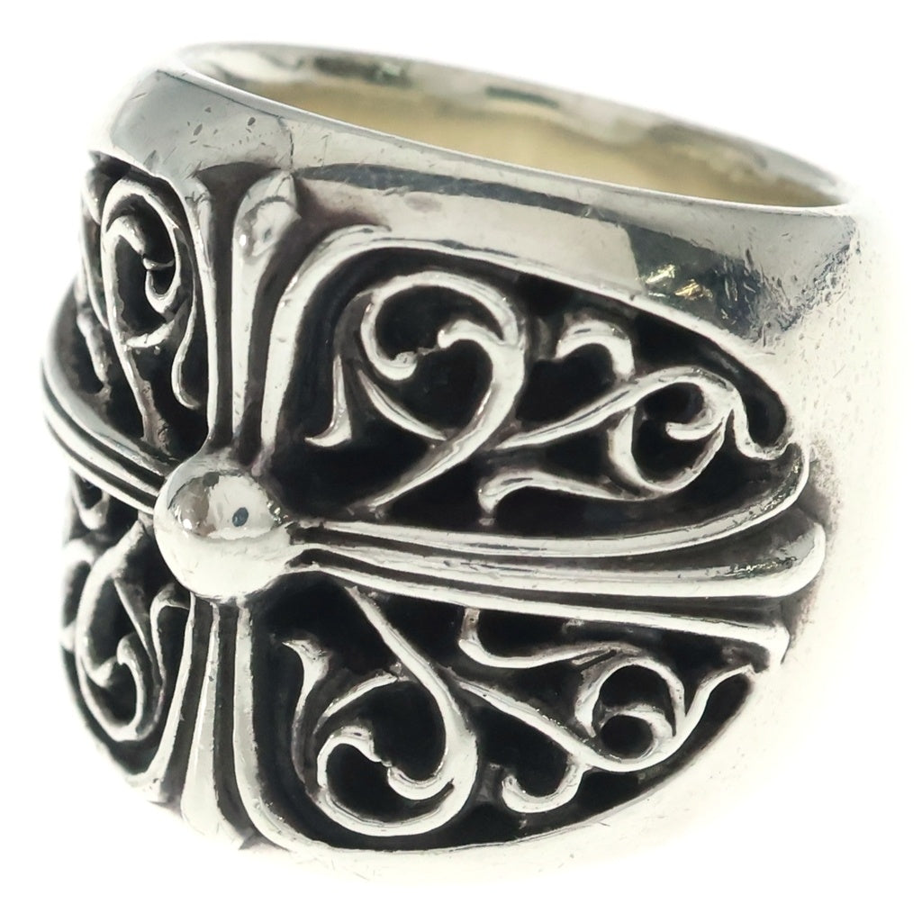 CHROME HEARTS(クロムハーツ) CLASSIC OVAL クラシックオーバルクロス リング シルバー BCA340