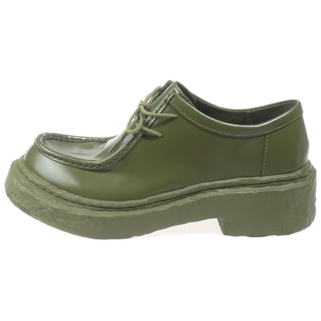 CAMPER(カンペール) VAMONOS レザー ダービーシューズ グリーン A500019-003