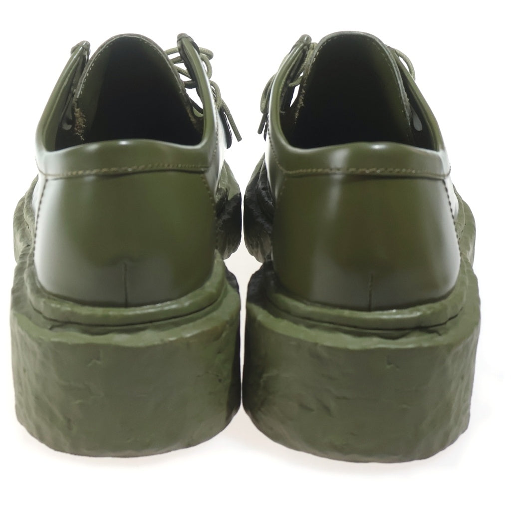 CAMPER(カンペール) VAMONOS レザー ダービーシューズ グリーン A500019-003