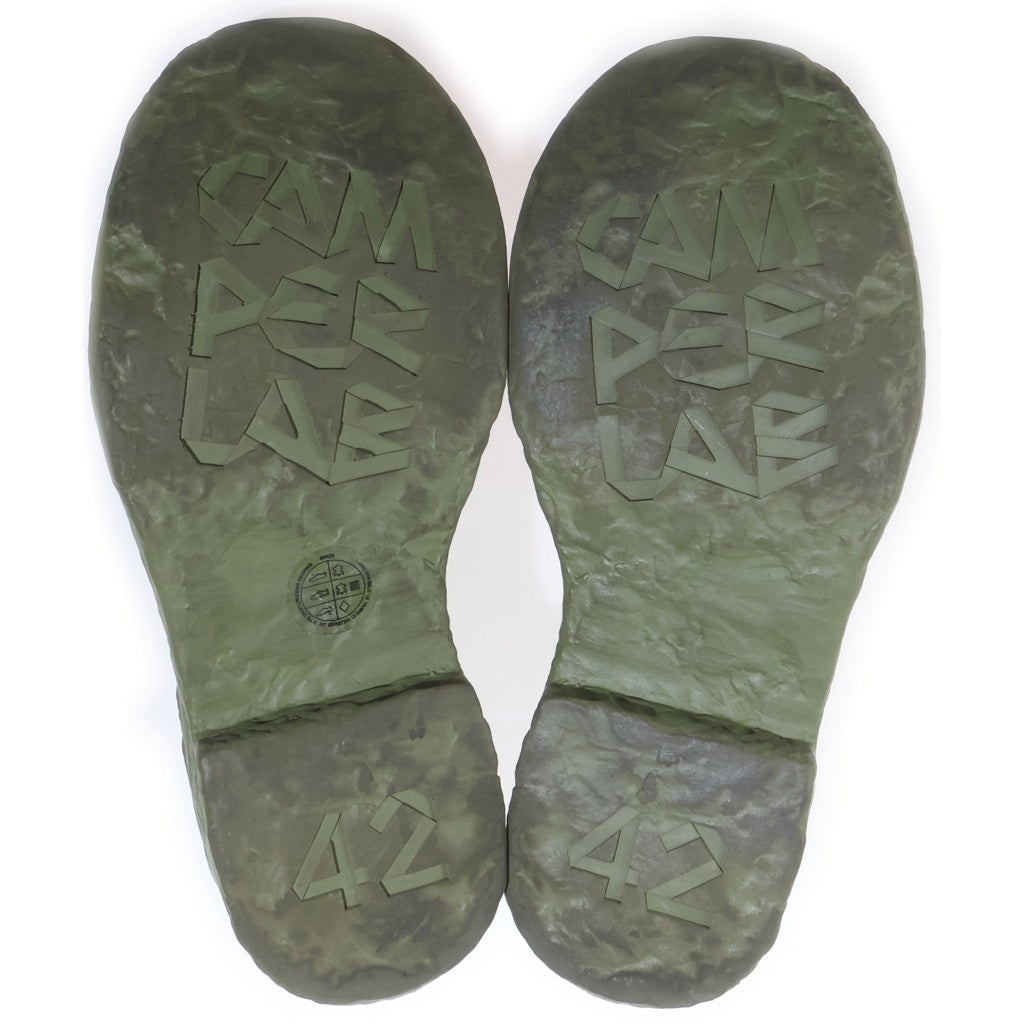CAMPER(カンペール) VAMONOS レザー ダービーシューズ グリーン A500019-003