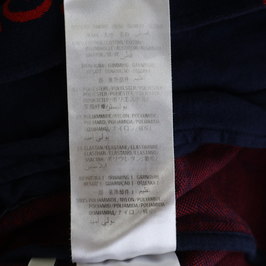 GUCCI(グッチ) 18SS GG Jacquard Cotton Jacket GGジャガード コットンジャケット 総柄トラックジャケット ネイビー/レッド 496919 X9L13