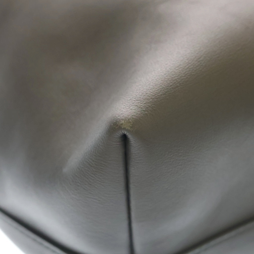 JIL SANDER(ジルサンダー) KNOT SHOPPER HOBO ノットレザー ミディアム バッグ レディース グレー
