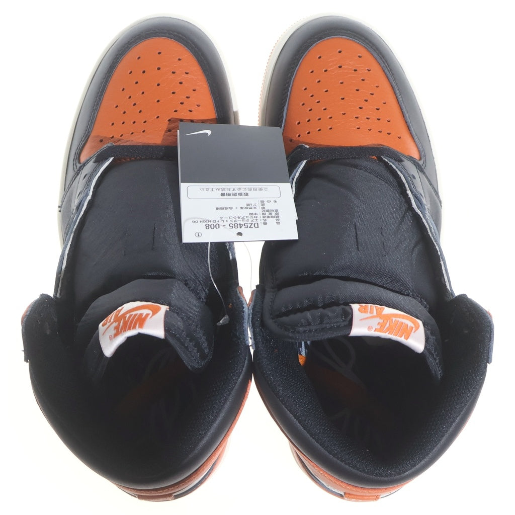 NIKE(ナイキ) AIR JORDAN 1 RETRO HIGH OG SHATTERED BACKBOARD エアジョーダン1 ハイカットスニーカー US7.5/25.5cm DZ5485-008