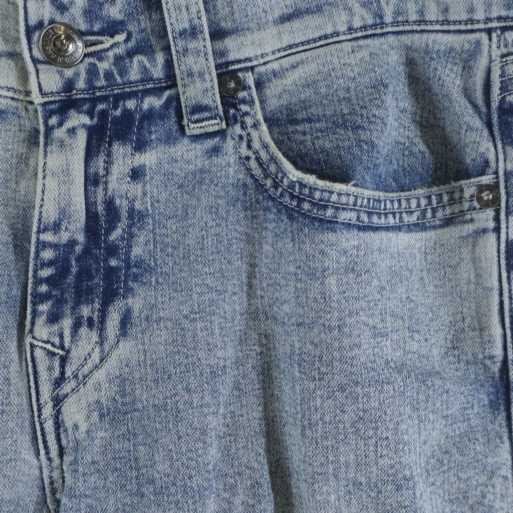 TRUE RELIGION(トゥルーレリジョン) ROCCO Relaxed Skinny リラックススキニーデニムパンツ ストレートパンツ インディゴ