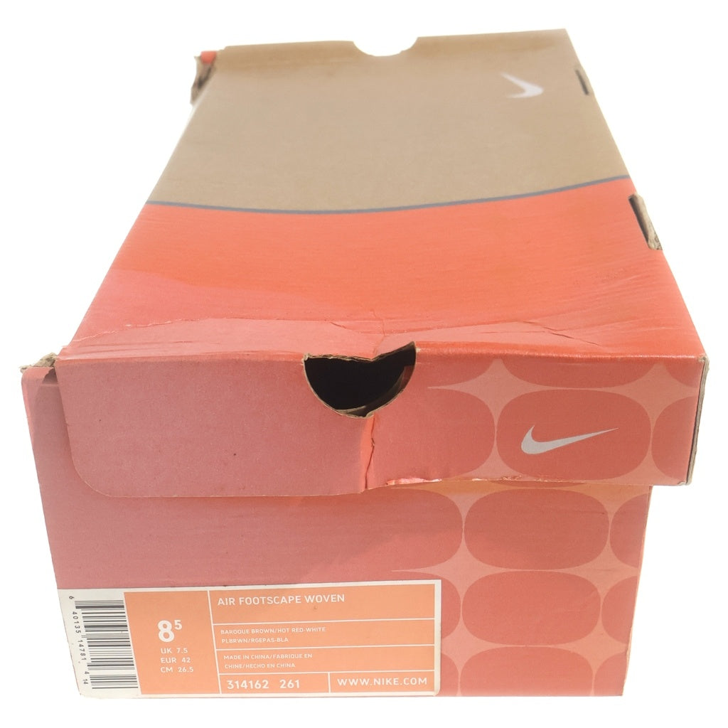 NIKE(ナイキ) Air Footscape Woven 2006 Korea World Cup エア フットスケープ ウーブン 2006 ワールドカップ ローカットスニーカー US8.5/26.5cm 314162-261