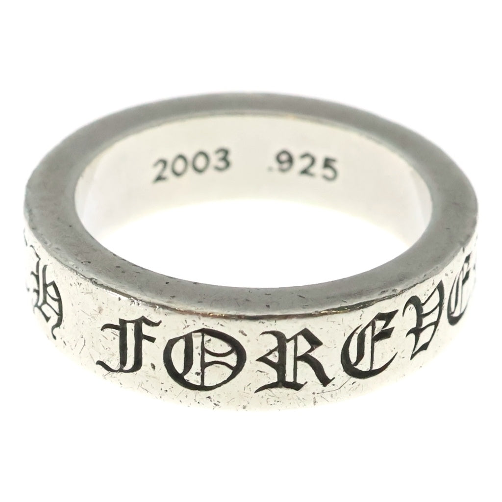 CHROME HEARTS(クロムハーツ) 6mm SPACER FOREVER 6mmスペーサーリング フォーエバーシルバーBCA337