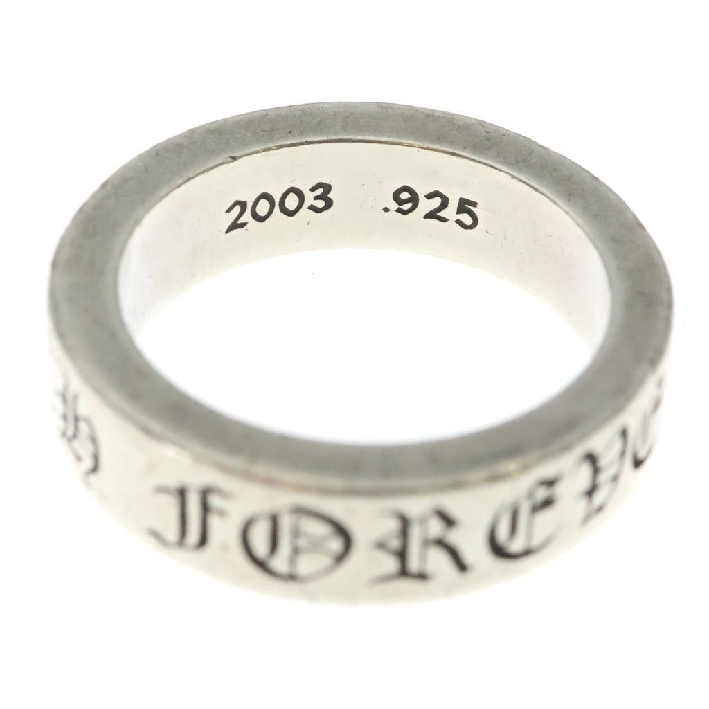 CHROME HEARTS(クロムハーツ) 6mm SPACER FOREVER 6mmスペーサーリング フォーエバーシルバーBCA337