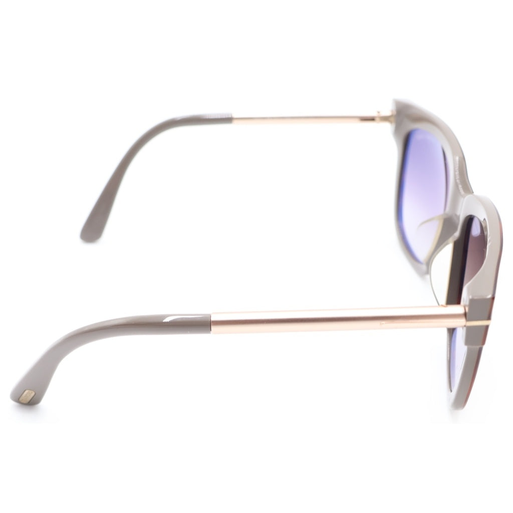 TOM FORD(トムフォード) 柄フレーム ウェリントンサングラス メガネ アイウェア ブラウン/グレー TF436 TF436 レディース