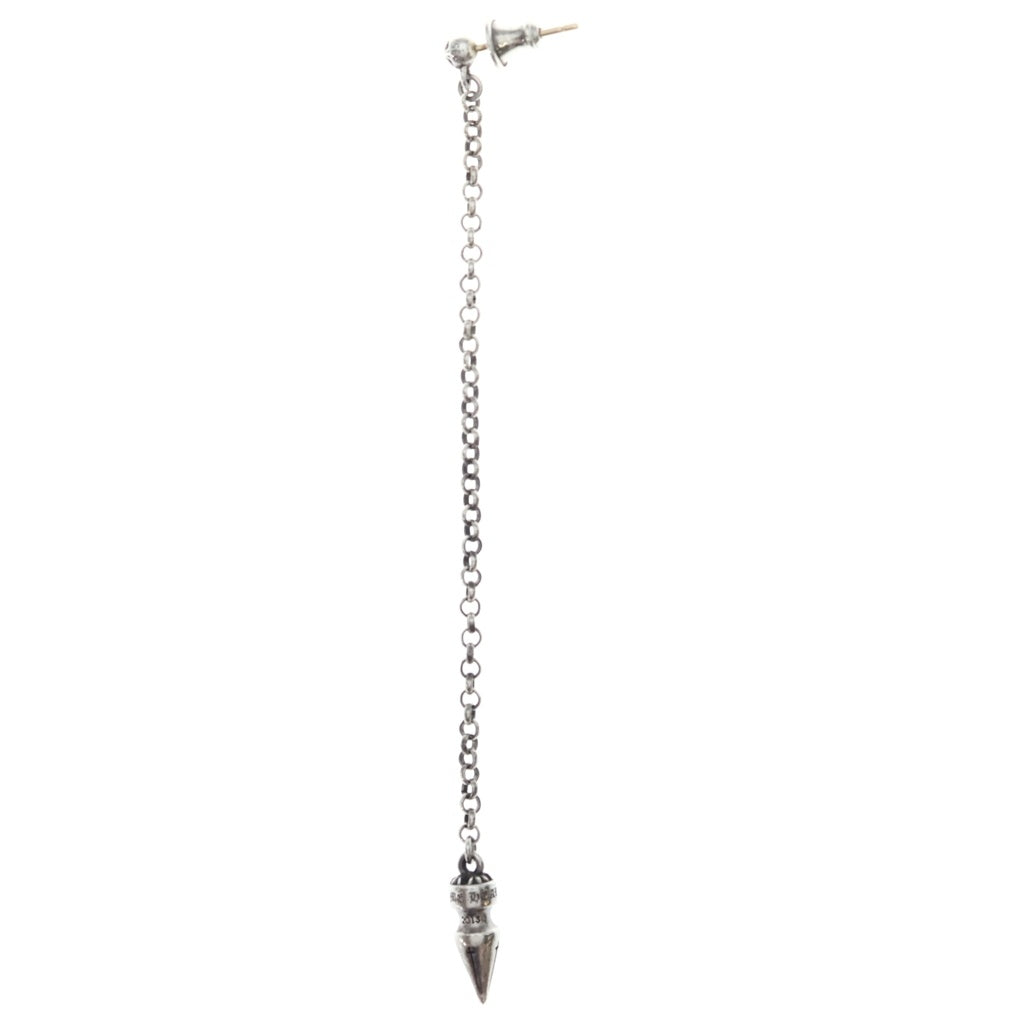 CHROME HEARTS(クロムハーツ) CHAIN SPIKE DROP チェーンスパイク ドロップピアス シルバー