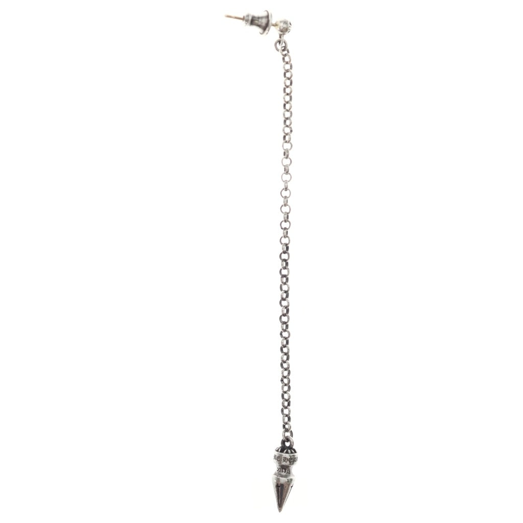 CHROME HEARTS(クロムハーツ) CHAIN SPIKE DROP チェーンスパイク ドロップピアス シルバー