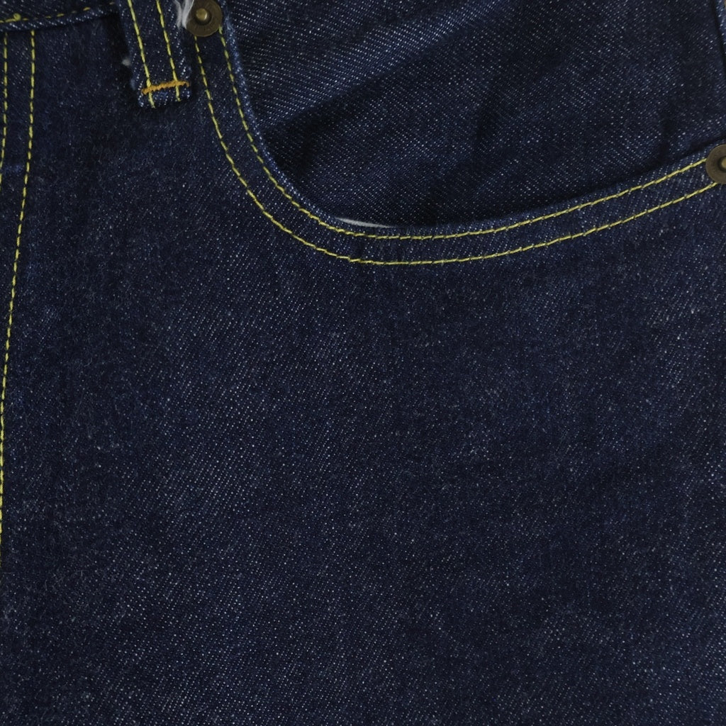 UNDERCOVER(アンダーカバー) 26SS BUT BEAUTIFUL期 PEOPLE HAVE THE POWER ピープル ハヴ ザ パワー リリック刺繍リジットワイドデニムパンツ インディゴ UC1F4506-2