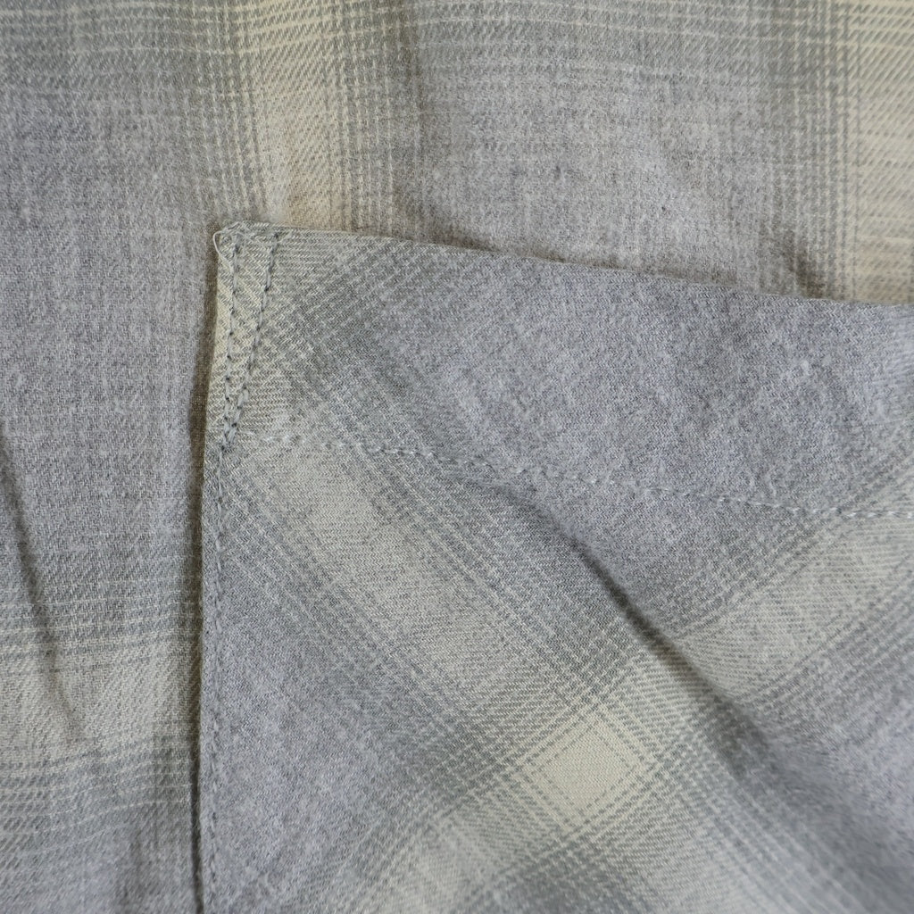MAISON MIHARAYASUHIRO(メゾンミハラヤスヒロ) BOTH FRONTS RELAXED FIT LONG SLEEVE SHIRT ボスフロント リバーシブル長袖シャツ グレー A14SH081