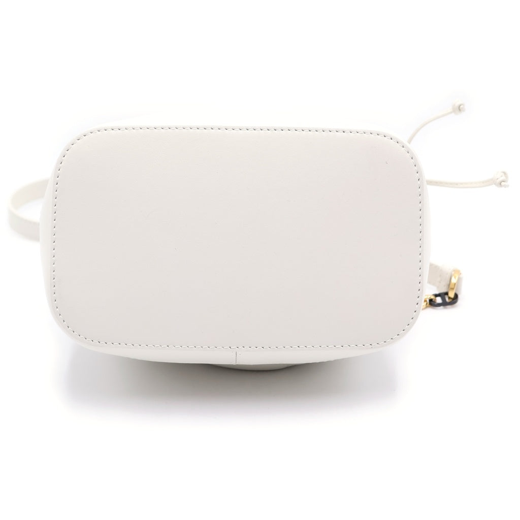 Christian Dior(クリスチャンディオール) ジョリエ バケットバッグ ラムスキン ホワイト GD金具 M2780UNKW レディース
