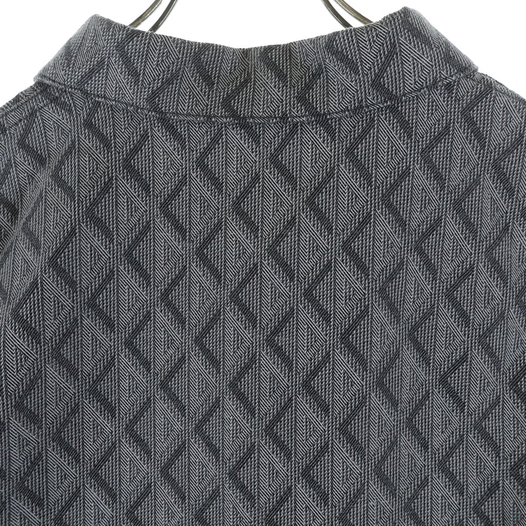 Christian Dior(クリスチャンディオール) CD Diamond オーバーサイズカラー長袖シャツ グレー 033D490N329X 033D490N329X