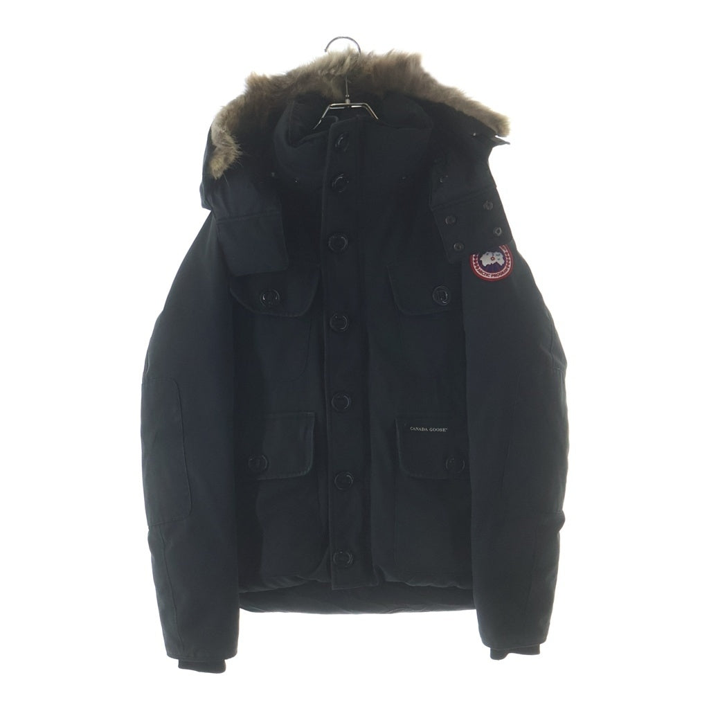 CANADA GOOSE(カナダグース) RUSSELL PARKA ラッセルパーカ ファーフーデッドダウンジャケット ブラック 2301JM 2301JM