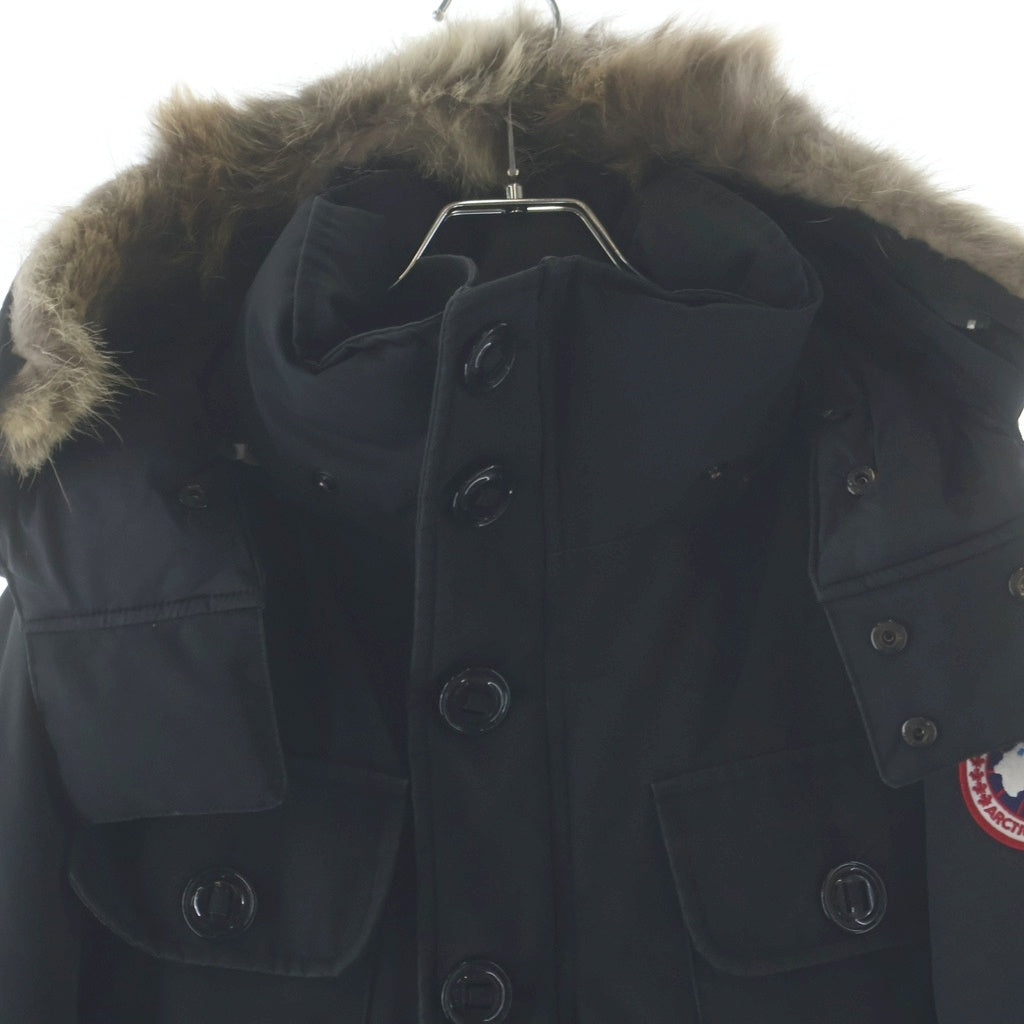 CANADA GOOSE(カナダグース) RUSSELL PARKA ラッセルパーカ ファーフーデッドダウンジャケット ブラック 2301JM 2301JM