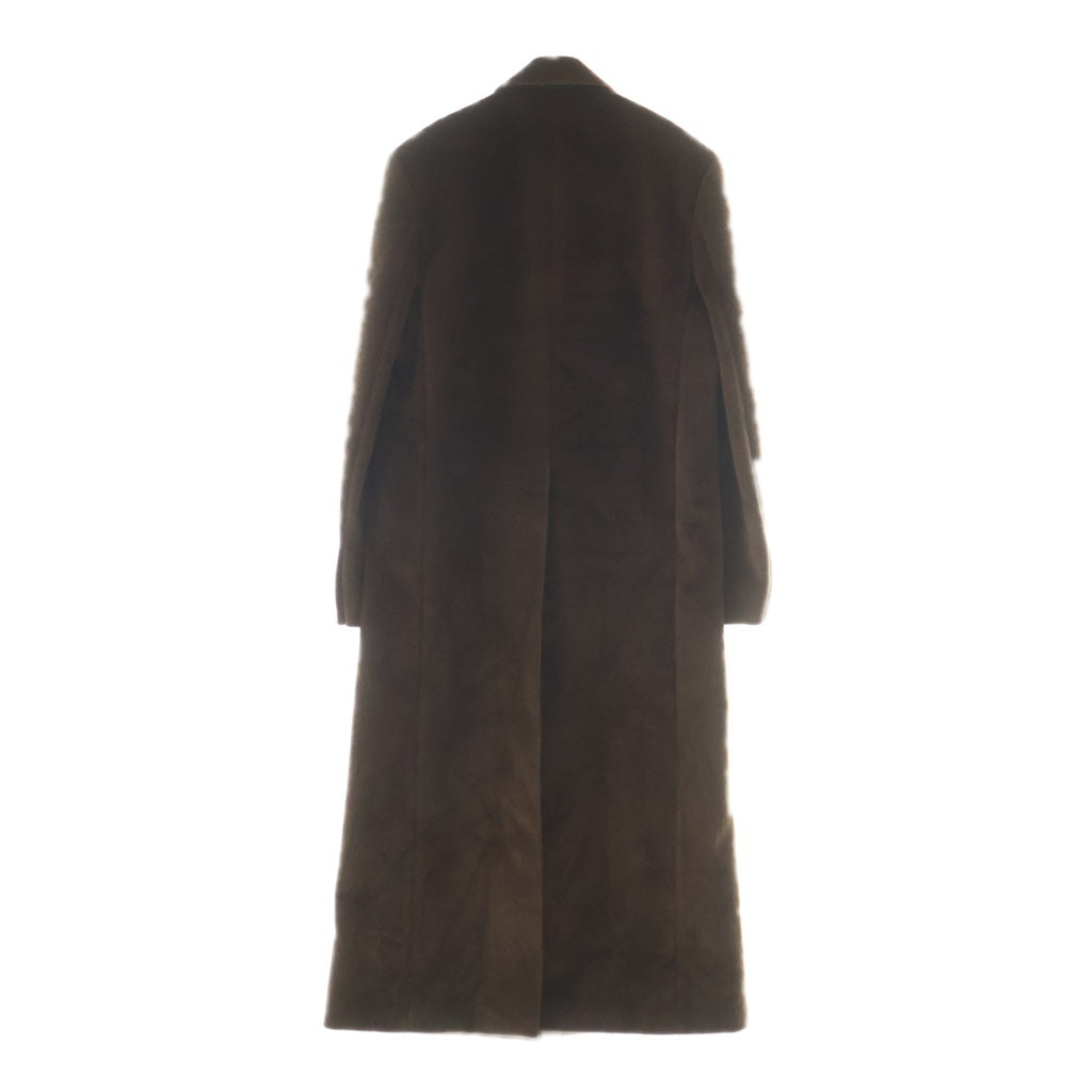 GUCCI(グッチ) FAUX FAR COAT ボタンアップ フェイクファーコート ブラウン 797076 ZARUP 797076 ZARUP