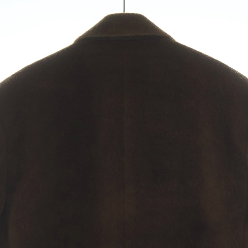 GUCCI(グッチ) FAUX FAR COAT ボタンアップ フェイクファーコート ブラウン 797076 ZARUP 797076 ZARUP