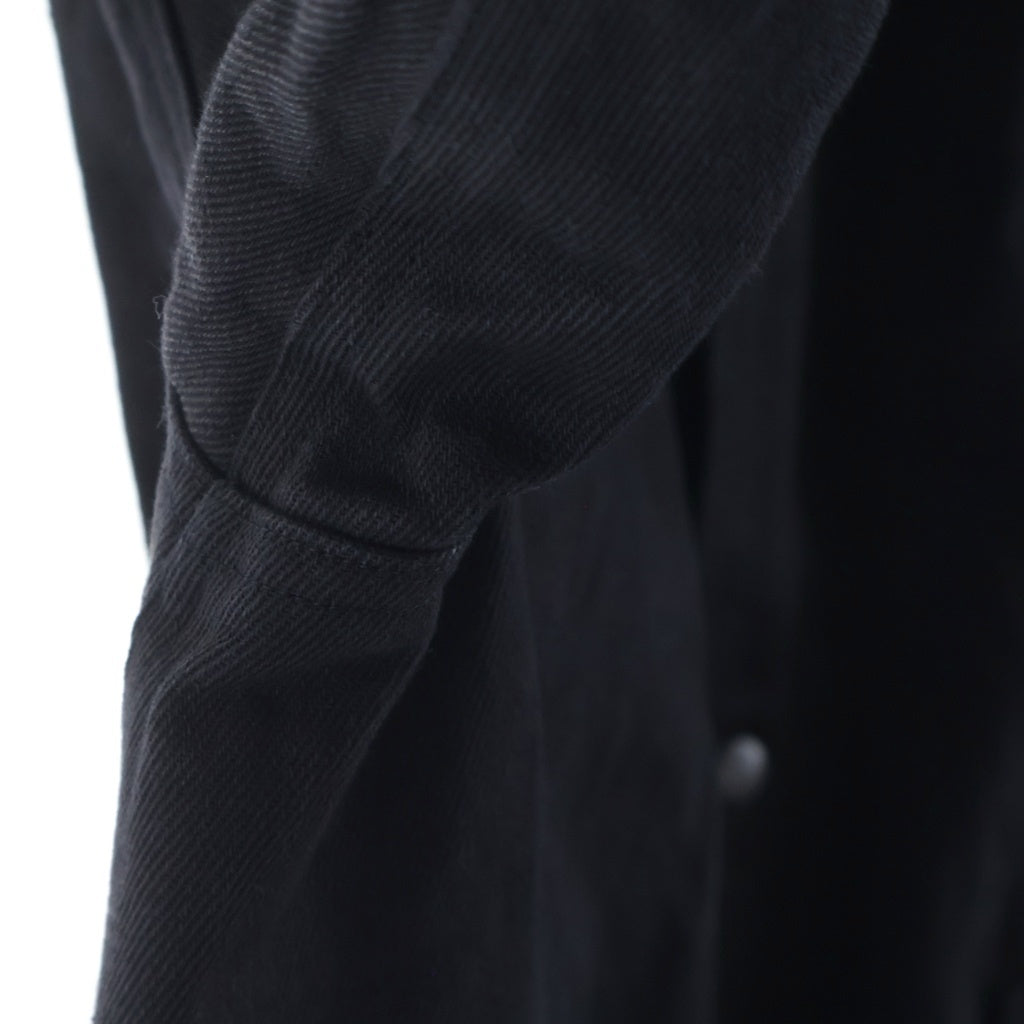 COMOLI(コモリ) 25AW デニムレザーワークジャケット ブラック C03-01015