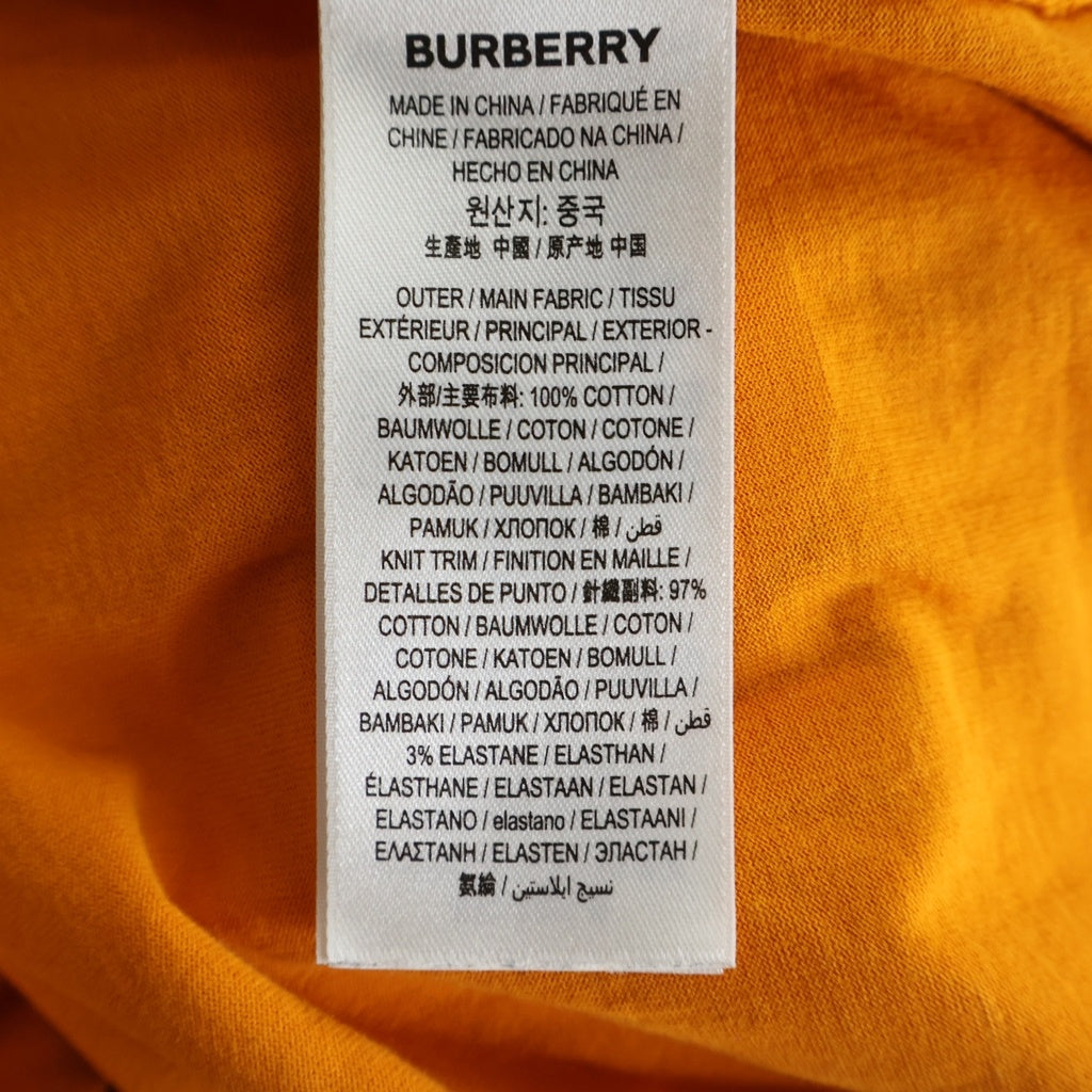 BURBERRY(バーバリー) Hoeseferry Logo Tee ホースフェリー ロゴ 半袖Tシャツ オレンジ 8040692