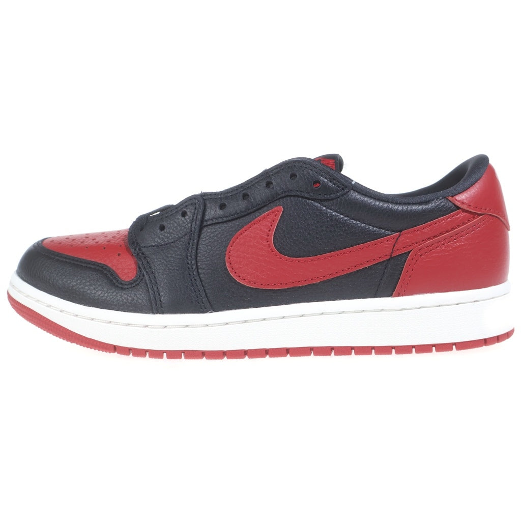 NIKE(ナイキ) AIR JORDAN1 LOW BANNED エアージョーダン1 レザーローカットスニーカー レッド/ブラック US9/27cm IW6276-100