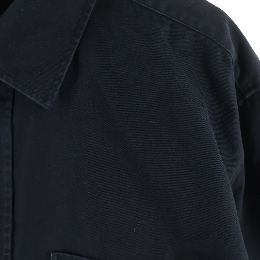 LOEWE(ロエベ) Anagram Pocket Shirt アナグラムロゴ刺繍 ポケット 長袖シャツ ブラック H526Y05X82