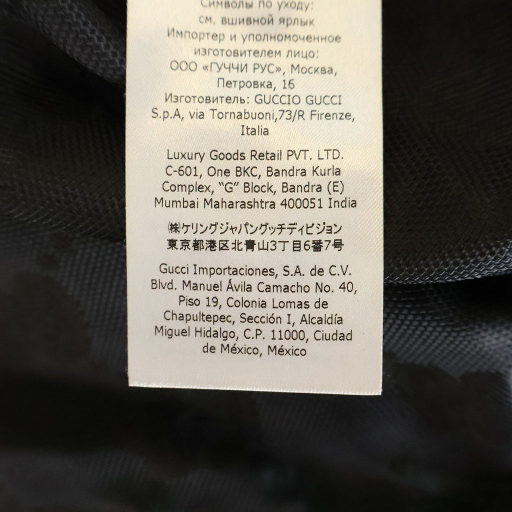 GUCCI(グッチ) 20AW GG OFF THE GRID GG総柄ジップアップジャケット ブラック 631105 ZAEBN