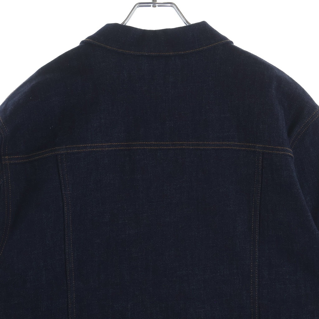 Christian Dior(クリスチャンディオール) 20SS トロッターロゴ オブリーク柄 デニムジャケット 013D482B226X インディゴ