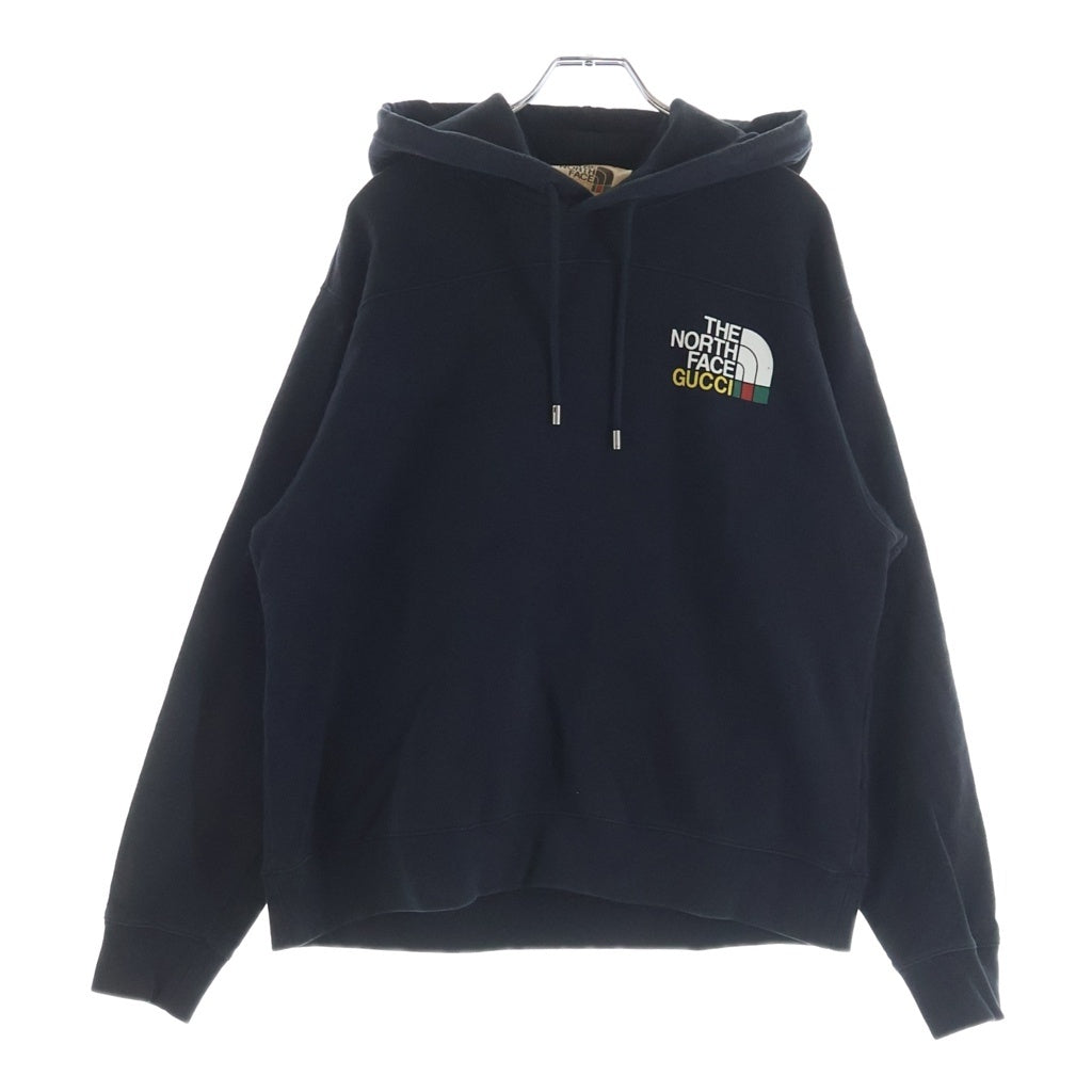 GUCCI(グッチ) 21AW ×THE NORTH FACE プルオーバーパーカー ブラック 671453 XJDW1 レディース