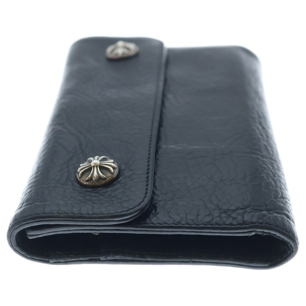 CHROME HEARTS(クロムハーツ) WAVE ウェーブ レザーウォレット 財布 ブラック