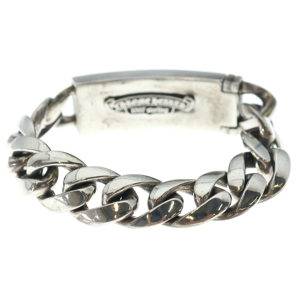 CHROME HEARTS(クロムハーツ) ID FLORAL CRS フローラルクロスIDクラシックリンク ブレスレット 11LINK シルバー BCA164 -