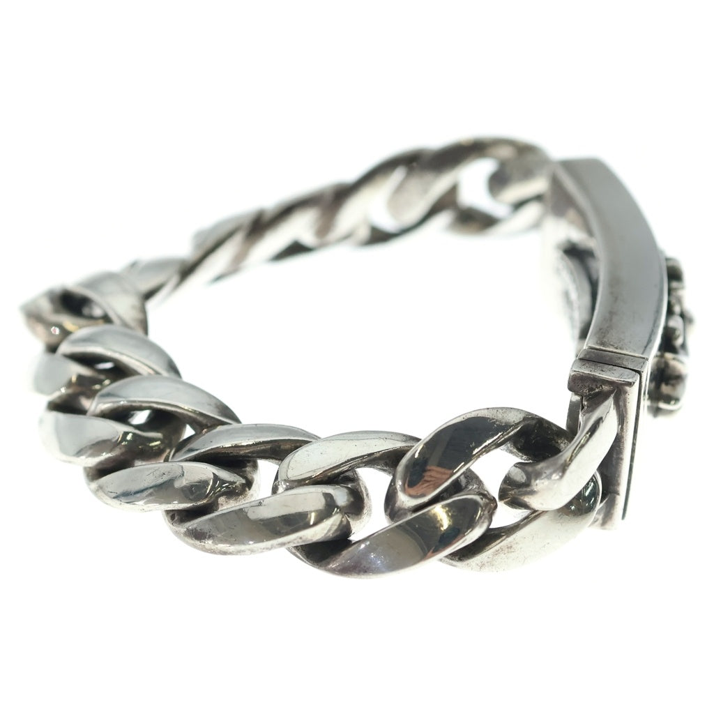 CHROME HEARTS(クロムハーツ) ID FLORAL CRS フローラルクロスIDクラシックリンク ブレスレット 11LINK シルバー BCA164 -