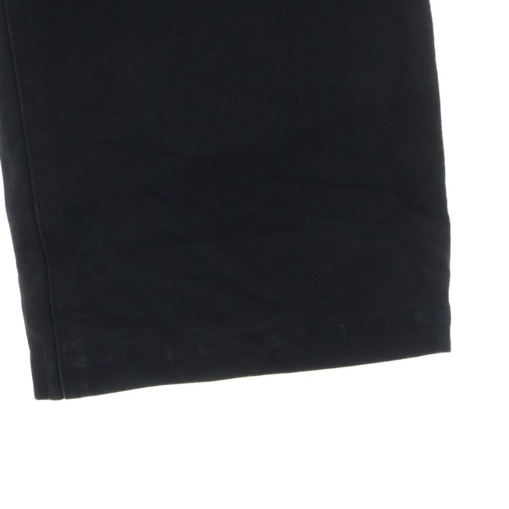 CHROME HEARTS(クロムハーツ) Cemetery Cross Leather Patch Cotton Cargo Pants セメタリークロス レザーパッチ コットンカーゴパンツ ブラック ‐