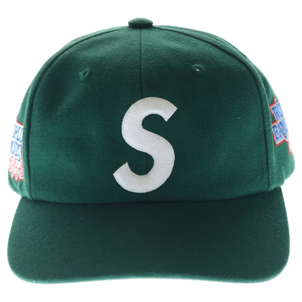 SUPREME(シュプリーム) 26SS World Famous S Logo 6 Panel ワールドフェイマス Sロゴ 6パネル キャップ 帽子 グリーン
