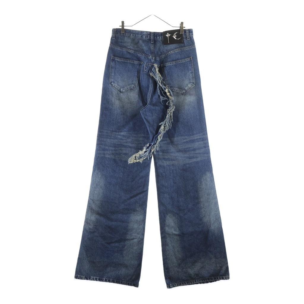 THUG CLUB(サグクラブ) 24AW CHIMERA PANTS キメラ ストレートデニムパンツ インディゴ TC24PT2003