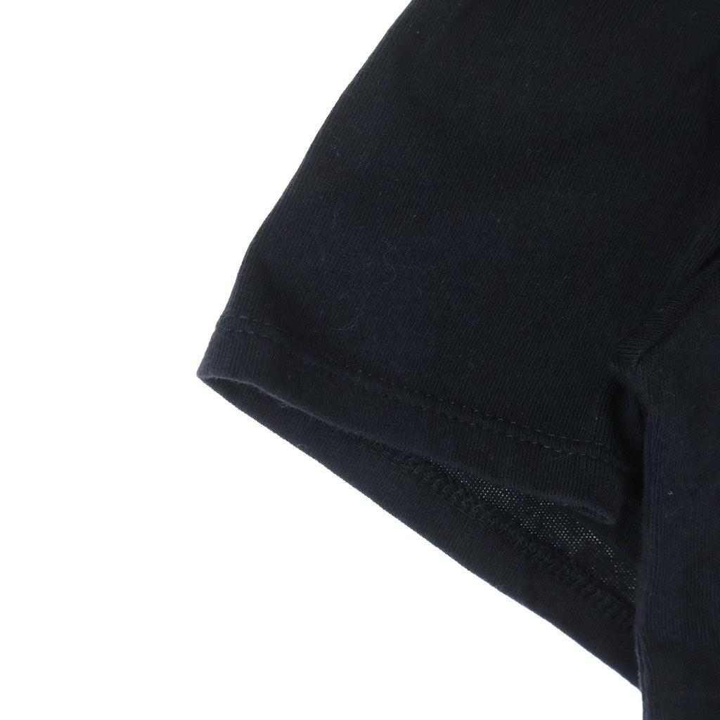 FEAR OF GOD ESSENTIALS(フィアオブゴッド エッセンシャルズ) バックロゴ プリント クルーネックオーバーサイズ Tシャツ カットソー ブラック ‐
