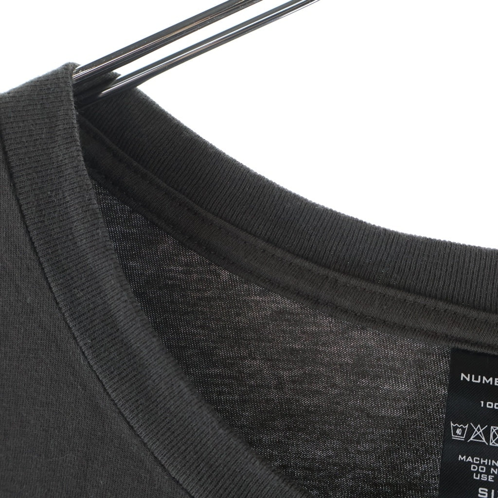 n(n) by NUMBER (N)INE(エヌエヌバイナンバーナイン) ミッキープリント Tシャツ カットソー ブラック