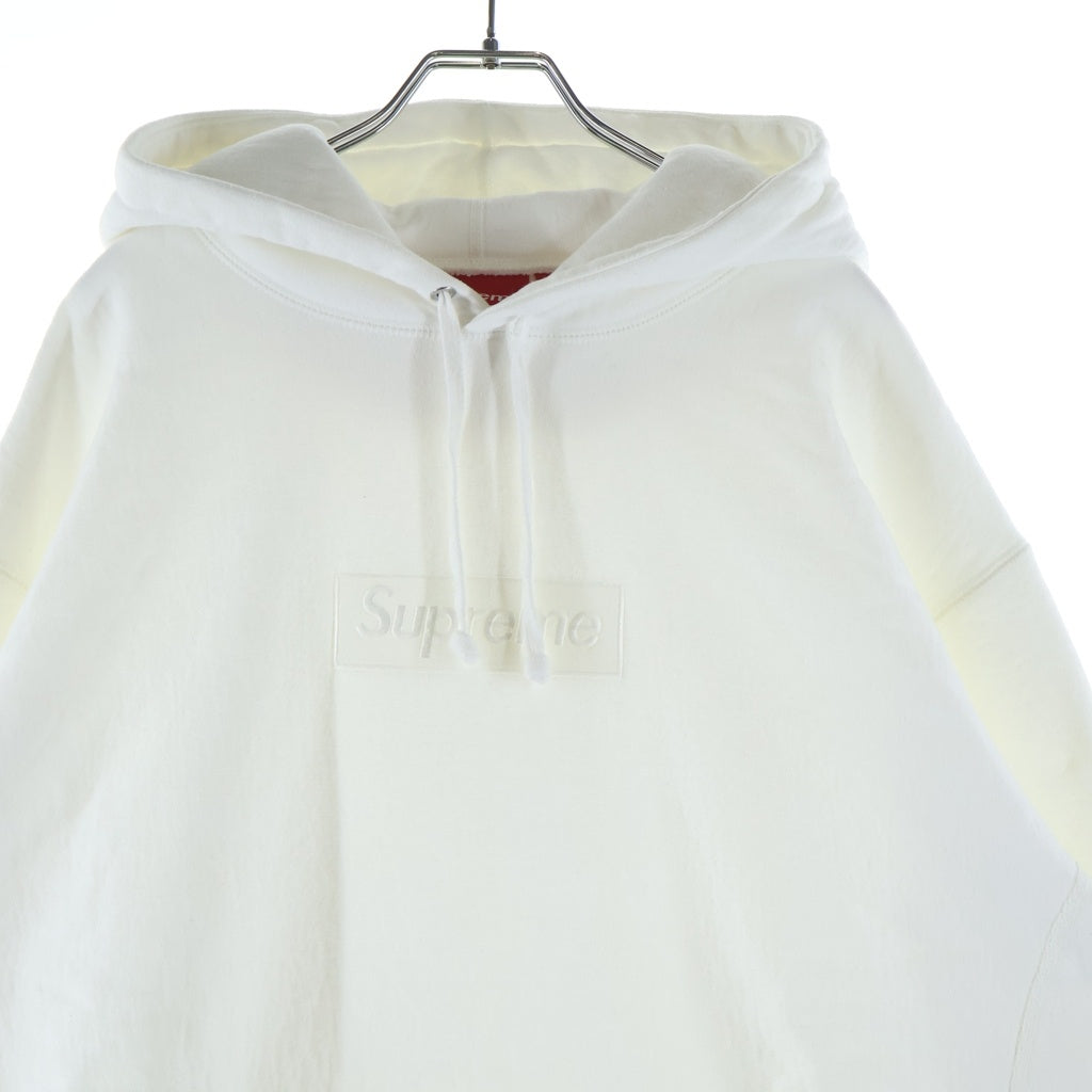 SUPREME(シュプリーム) 23AW Box Logo Hooded Sweatshirt ボックスロゴ プルオーバーフーデッドスウェットシャツ パーカー ホワイト